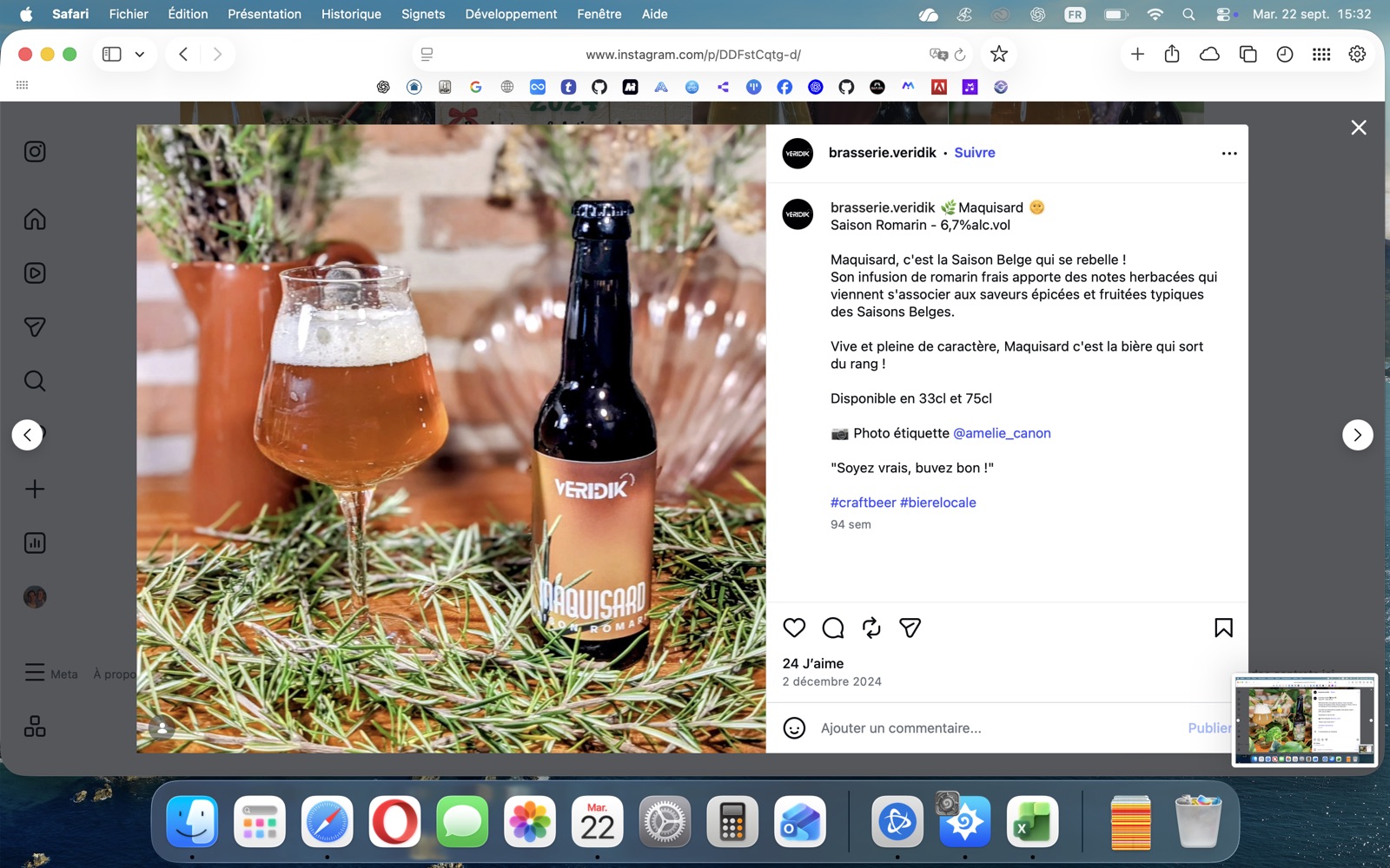 Maquisard, bière Veridik